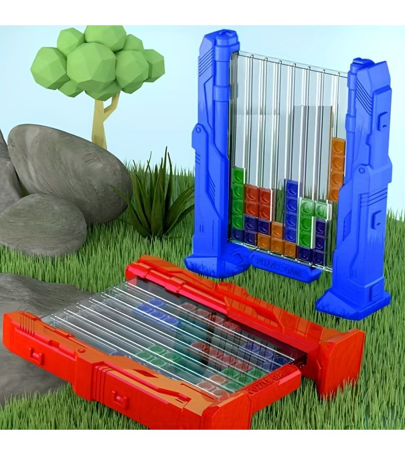 Blue 3D Logic Board Game For Kids Brainstorming Training Summer Vacation Toy - Image 3