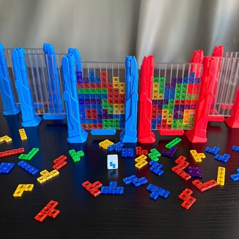 Blue 3D Logic Board Game For Kids Brainstorming Training Summer Vacation Toy - Image 1