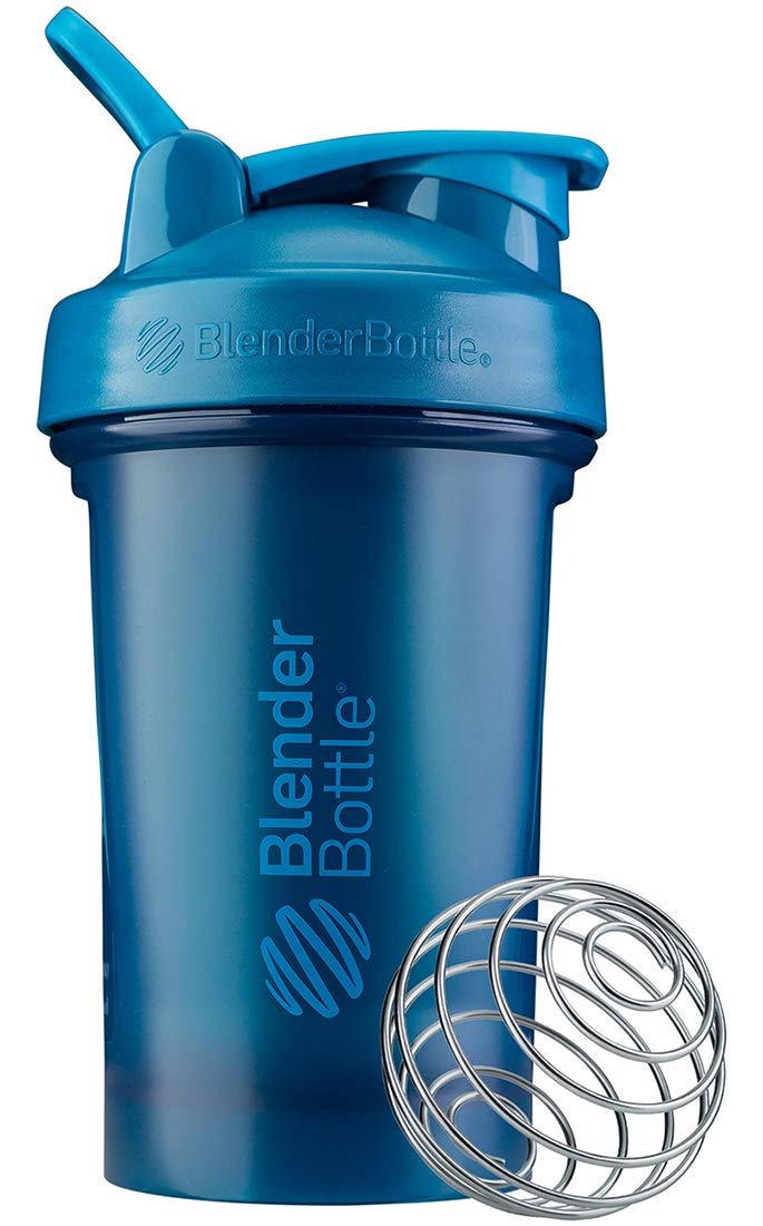 BlenderBottle Classic V2 Shaker Bottle Perfect for Protein Shakes and Pre Workout, 20-Ounce, Ocean Blue - Image 1