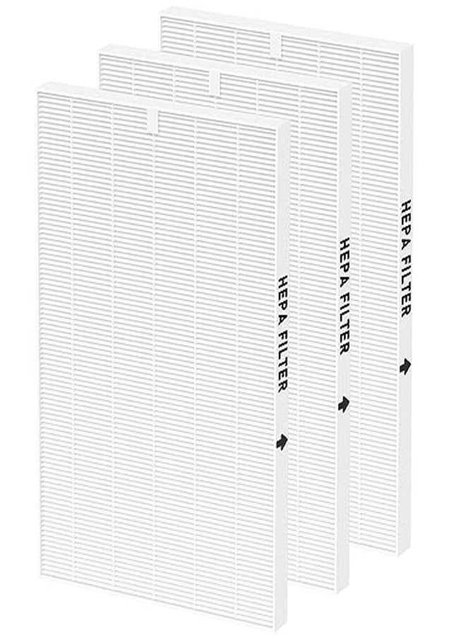 Allisfresh 116130 True HEPA Replacement Filter H Compatible with Winix 5500-2 Air Cleaner Purifier and Models AM80, 3 Pack HEPA Filter only - Image 1
