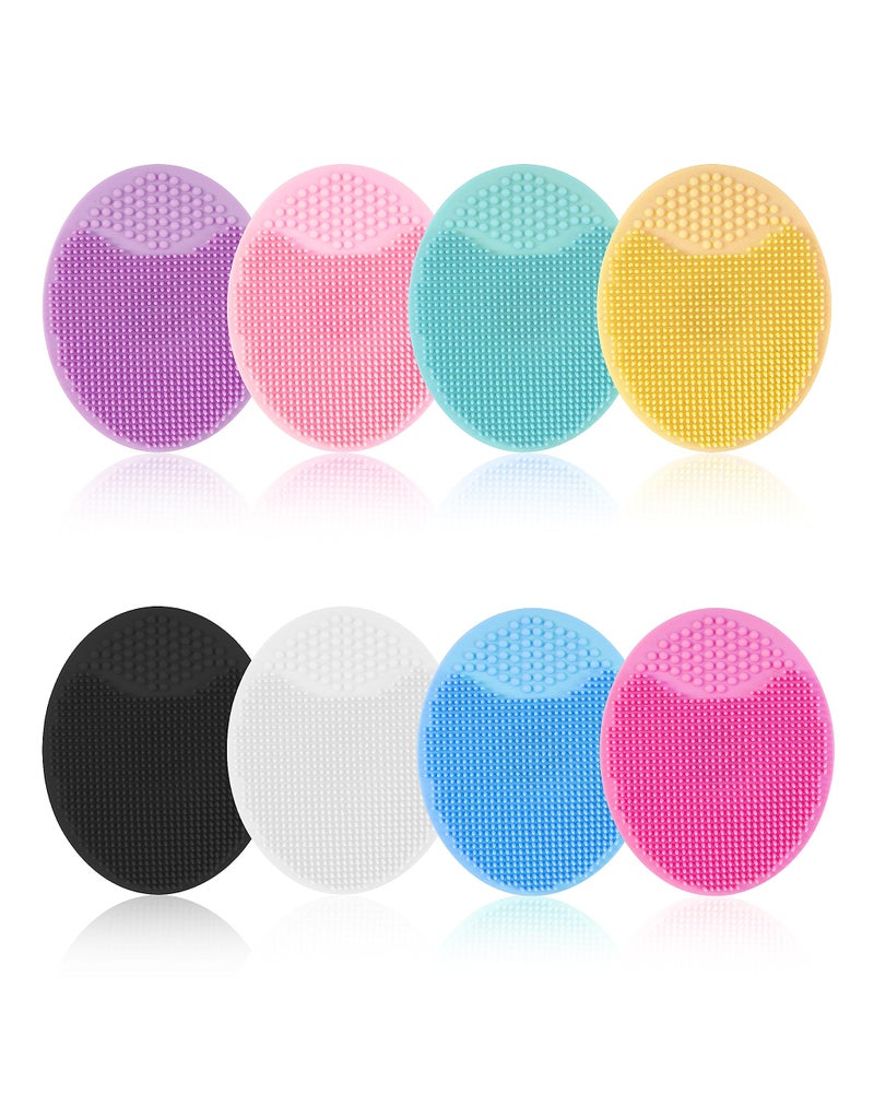 MoHern Face Scrubber, 8 PCS Silicone Face Scrubber Exfoliator for Women, Face Cleansing Brush Blackhead Acne Pore Pad for Deep Cleaning Skin Care - Image 1