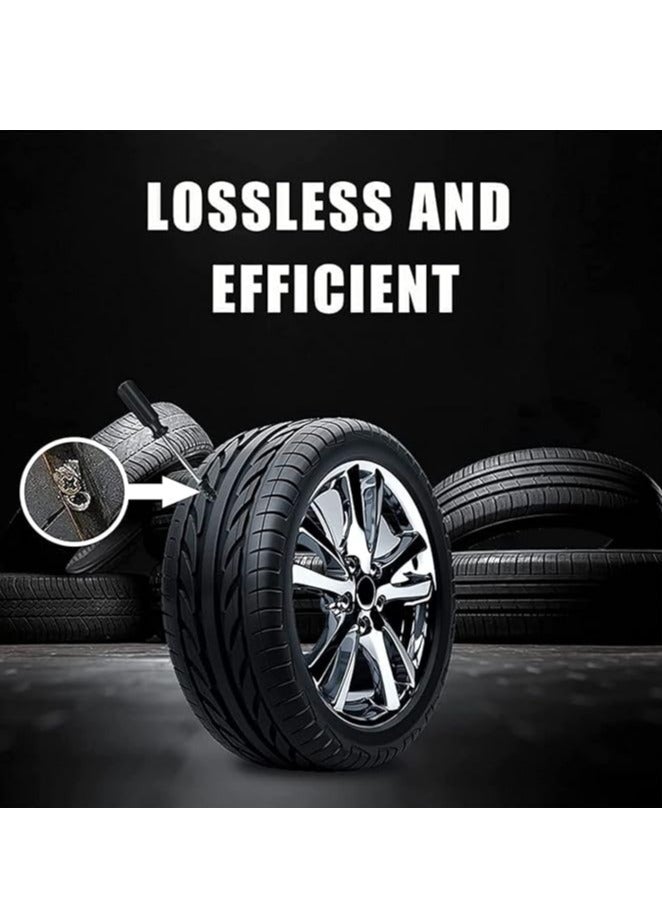 20 PCS Car Tire Repair Rubber Nail,Tire Repair Spiral Rubber Nails, Auto Motorcycle Vacuum Tire Repair Nail Fast Repair Tool Self-Service Tire Repair Nail - Image 4