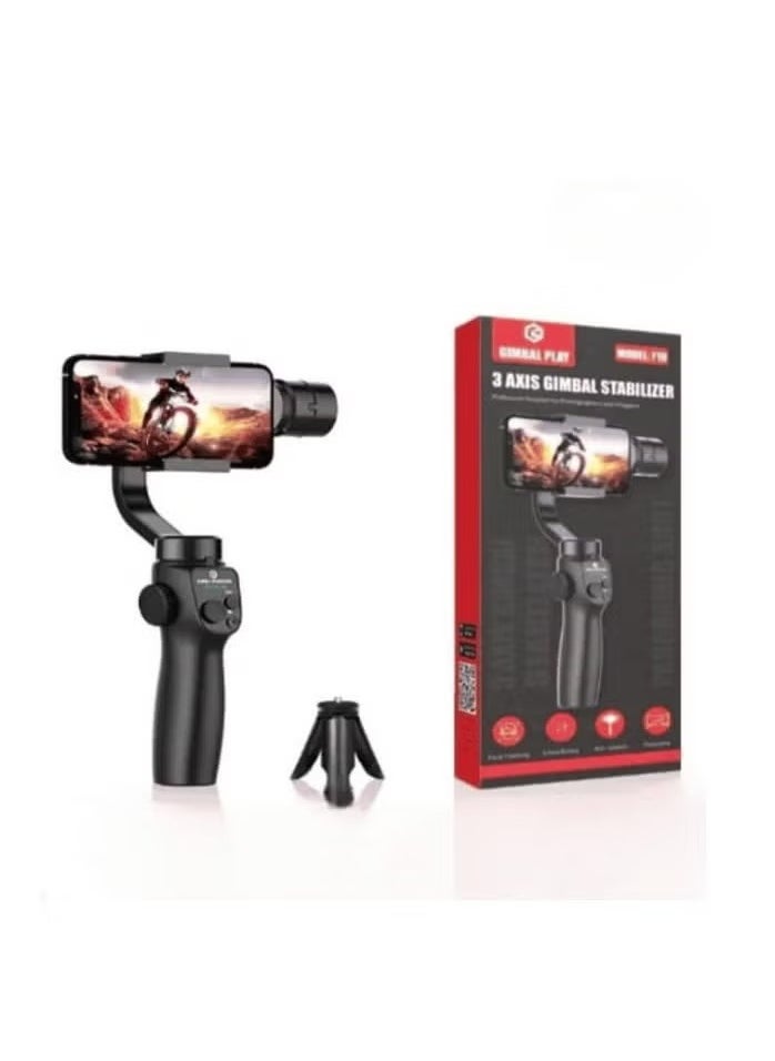 ELTRAZONE - F10 3-Axis Foldable Smartphone Gimbal Stabilizer – Portable Handheld Video Stabilizer for iPhone & Android, Smooth Recording for Vlogging, Travel & Live Streaming, Adjustable Angle & Intelligent Tracking for Cinematic Content Creation Anywhere - Image 1