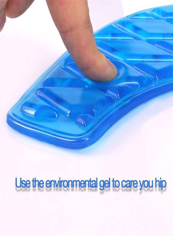 Gel Toilet Seat Cover, Toilet Seat Cushion, Toilet Cover Portable and Washable Toilet Seat Cover Universal, Washable, for Standard U Shape Toilet Seats (Blue) - Image 3