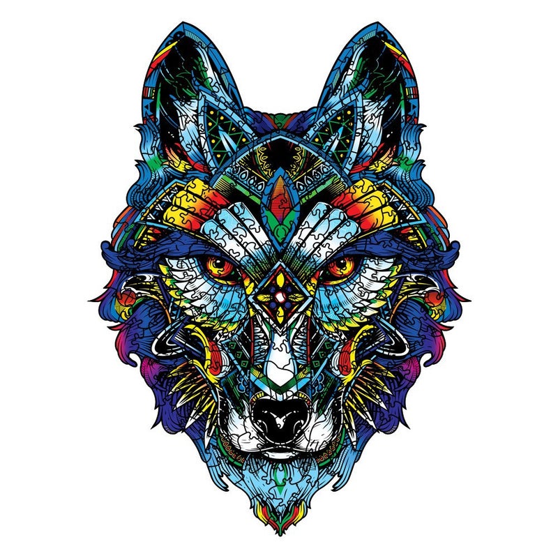 Lion Wolf Shaped Wooden Puzzle Irregular 3D 3D Animal Puzzle Factory Wooden Puzzle Toy - Image 5