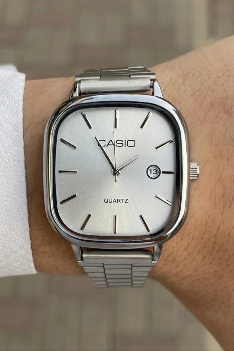 CASIO LTP Silver Water-Resistant Watch