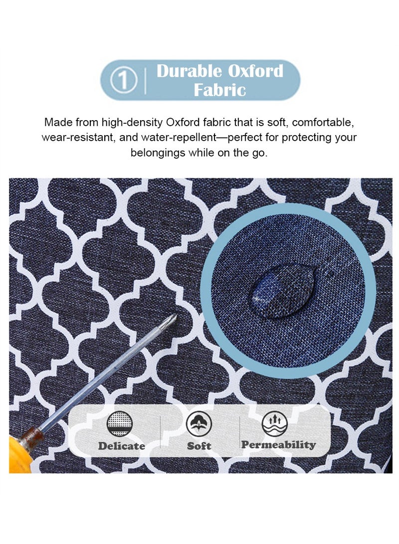 Multifunctional Signature Diaper Bag With Changing Mat - Deep Blue - Image 4