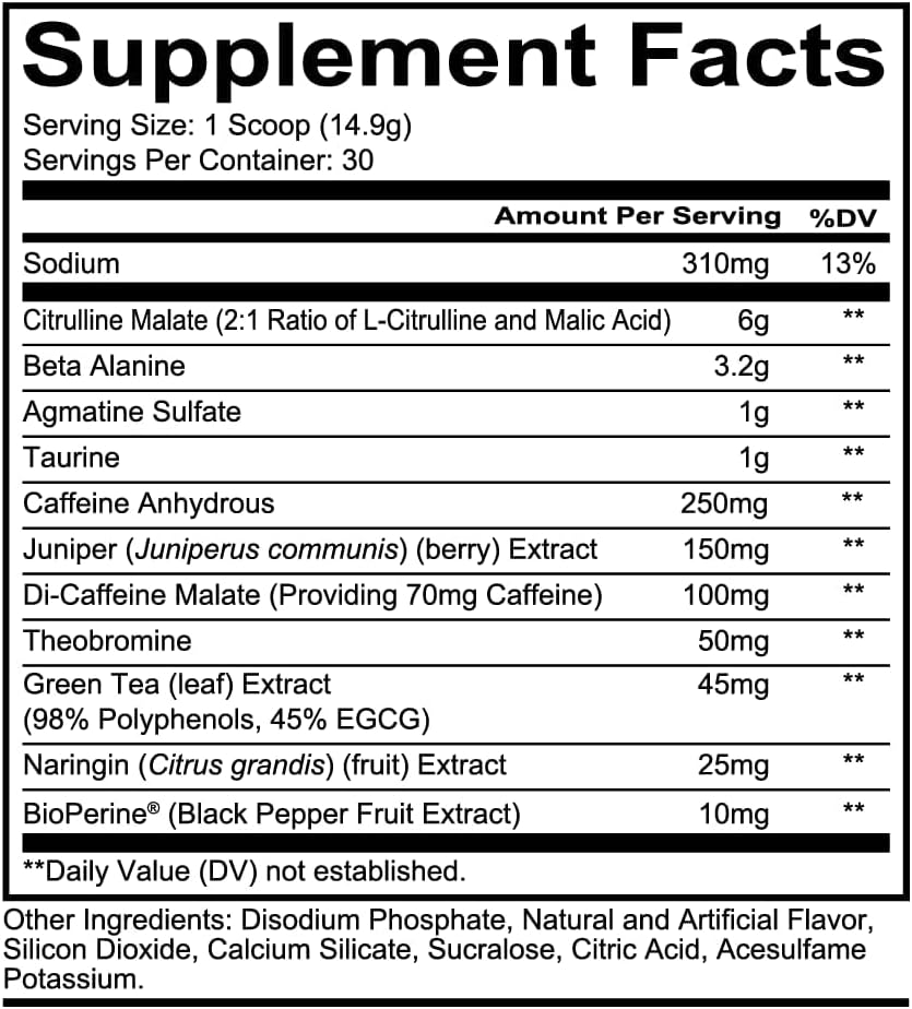 REDCON1 Total War Pre-Workout Sour Gummy Bear 447g