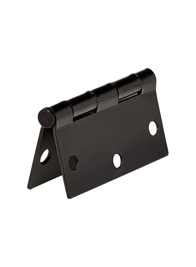promass Square Door Hinges, 3.5 Inch x 3.5 Inch, 12 Pack, Matte Black - Image 2