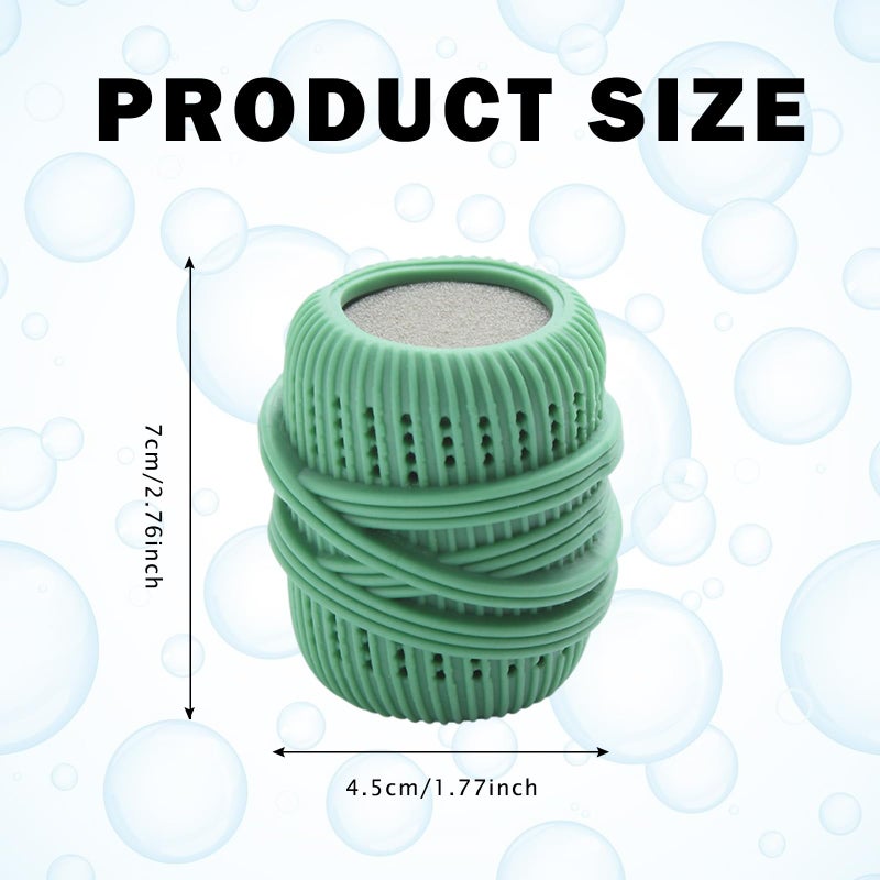 RED-SHYN Washing Machine Laundry Ball Reusable Fabric Softener Dispense Ball for Washing Sponge Cleaning Tool Household Substitute (Green) - Image 2