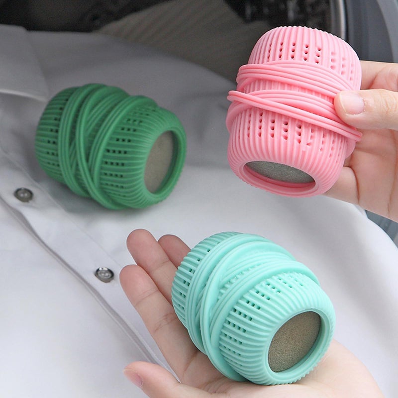 RED-SHYN Washing Machine Laundry Ball Reusable Fabric Softener Dispense Ball for Washing Sponge Cleaning Tool Household Substitute (Green) - Image 5