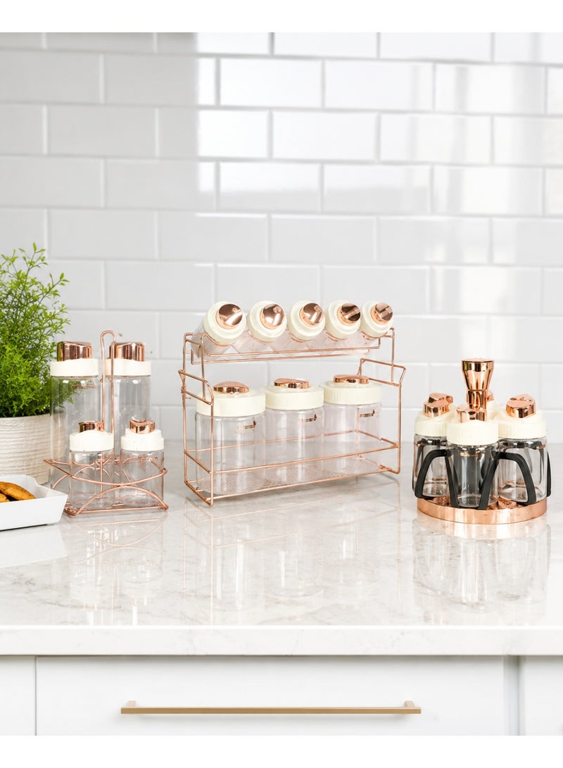 Drobina Cream Spice Container Set - Image 2