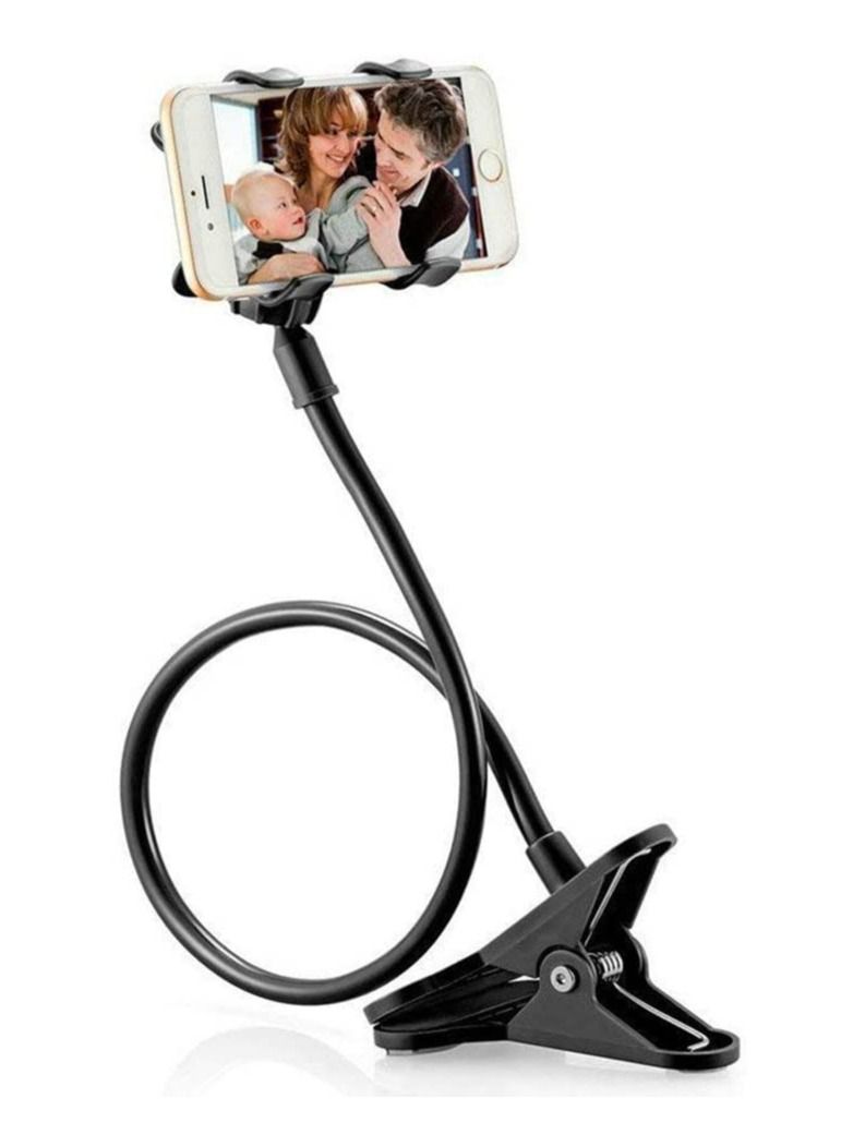 LEDIN Universal Long Arm Lazy Mobile Phone Flexible Gooseneck Stand Holder Clip Bracket for iPhone Samsung HTC LG Sony Nokia - Image 1