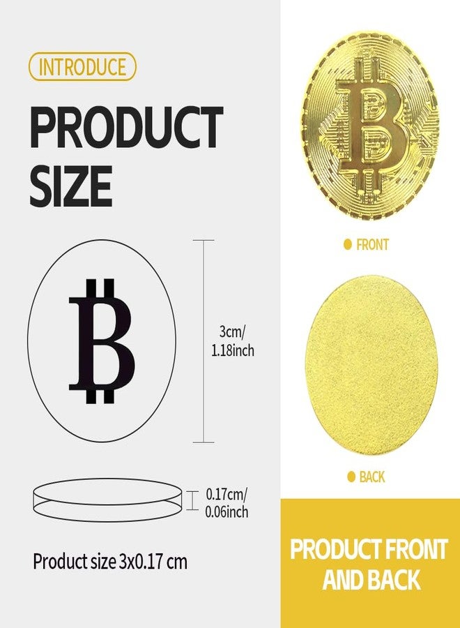 Scott Edward 2pcs Bitcoin Golf Ball Marker with Magnetic Hat Clip, Funny and Unique Golf Gift Ideas for Men and Women Golfer Golf Accessories Removable Attaches Easily to Golf Cap - Image 5