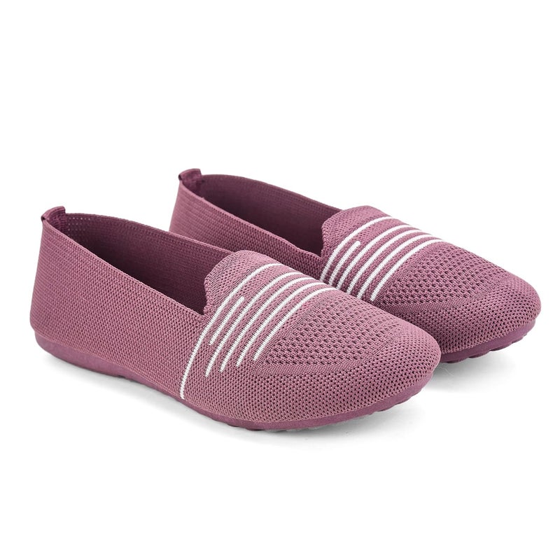UNIAGE Soft and Comfortable Bottom Flat Heel Ballet Belly No Heel Flats for Women - Image 3