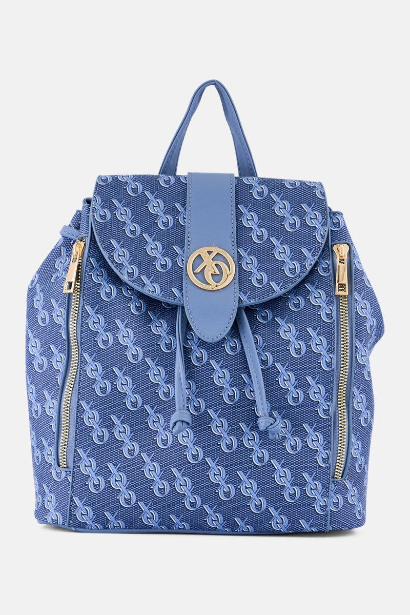 XOXO Women Brand Logo Backpack, Multicolor - Image 1