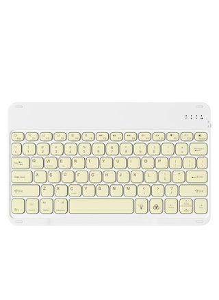 Hot Models For 10-inch Tablet Ipad For Huawei Samsung Multilingual Bluetooth Wireless Mute Tablet Keyboard-Color:Yellow-Product Type:Backlight - pzsku/Z36238A82F81C7205DE16Z/45/1746004750/ec4c6b26-3245-45fc-9ac4-a6dfc50a345b
