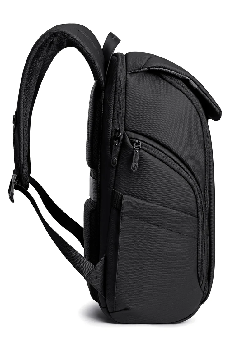ARCTIC HUNTER Water Resistant Stylish Casual Backpack Anti-Theft Laptop Shoulder Backpack Bag with Built in USB/Earphone Port Travel College Daypack B00558 Black