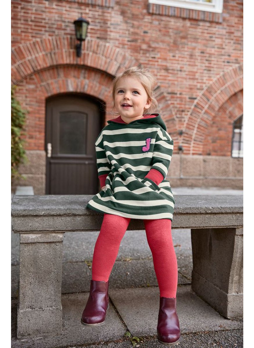 Tchibo Kids Girl Hooded Long Sleeve Sweatshirt, Dark Green  - Image 1