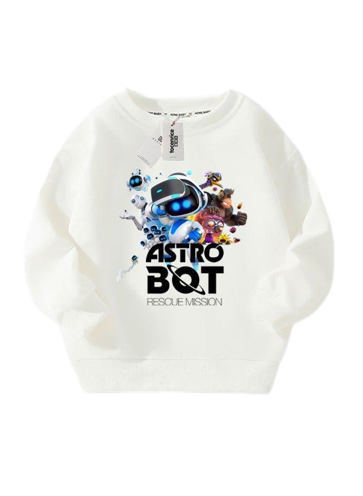 Astro Bot Men Women Couples Sweatshirts Pullover Shirt Hooded Sweater - Image 1