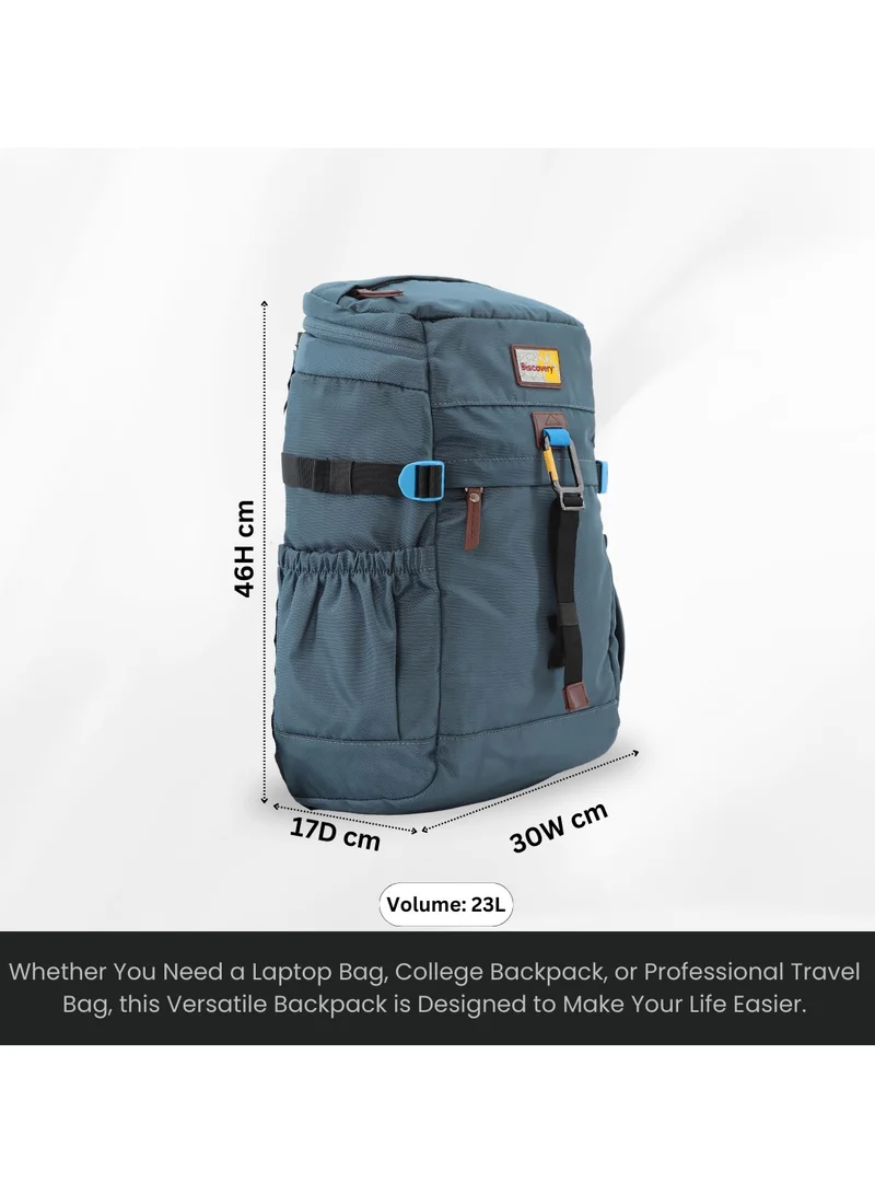 Discovery Discovery ICON 25 L Backpack Steel Blue Padded Laptop Backpack Durable Water Resistent Backpack Hiking Outdoor Travel Backpack For Men And Women