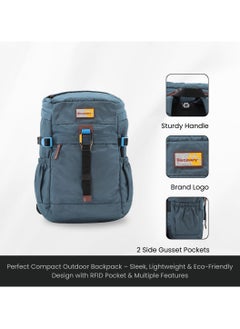 Discovery Discovery ICON 25 L Backpack Steel Blue Padded Laptop Backpack Durable Water Resistent Backpack Hiking Outdoor Travel Backpack For Men And Women  - Image 4