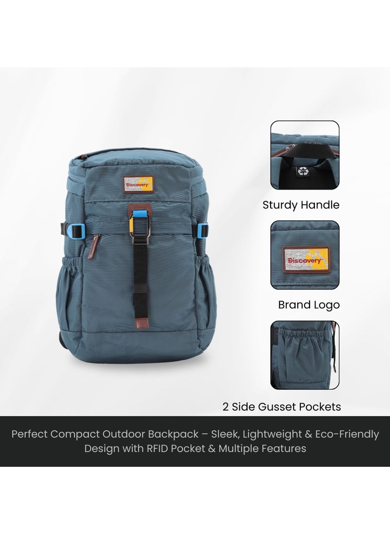 Discovery Discovery ICON 25 L Backpack Steel Blue Padded Laptop Backpack Durable Water Resistent Backpack Hiking Outdoor Travel Backpack For Men And Women  - Image 4