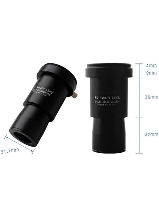 1 25 Inch 5X Barlow Lens Multi Coated M42x0 75mm T Thread Telescope Eyepiece - Image 4