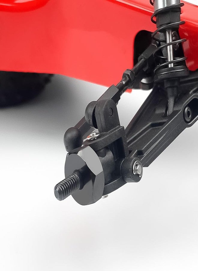 MOHERO 4Pcs 12mm Wheel Hex Hub Adapters Aluminum Alloy Wheel Spacers for 1/16 Losi Mini JRX2 & JRXT Upgrade Parts - Image 2