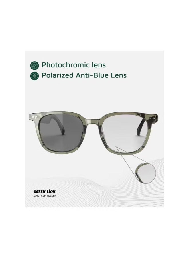 جرين ليون نظارات جرين لايون ستوكهولم الذكية مع عدسات مضادة للضوء الأزرق، بلوتوث 5.4 وتحكم باللمس. - Image 2