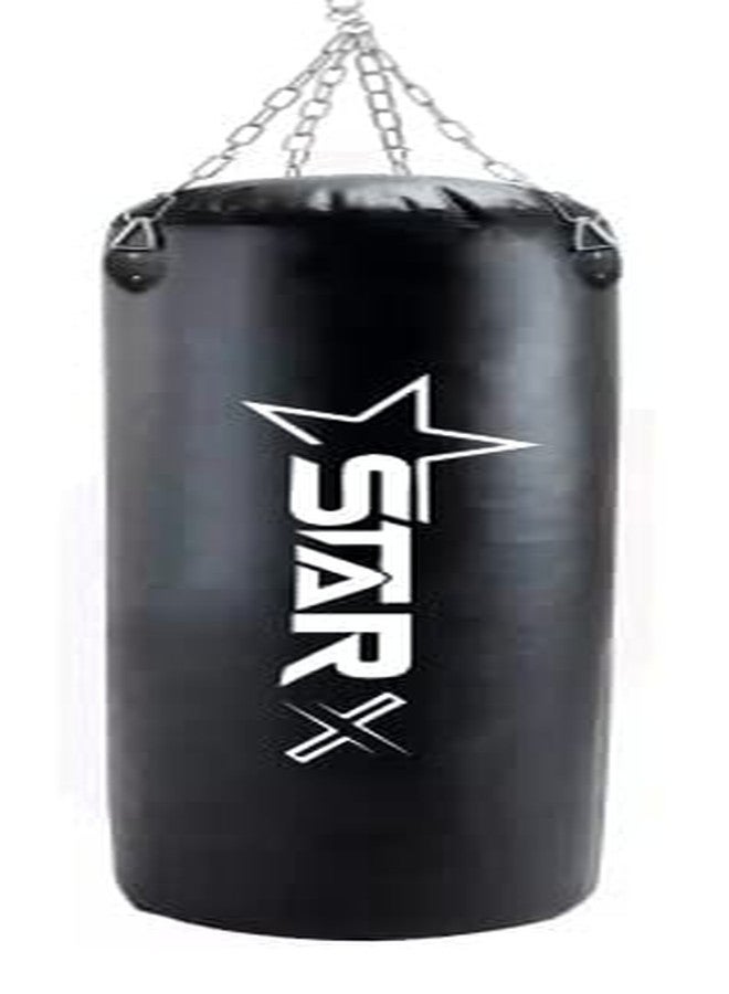 StarX Star X PU Made Unfilled Rust Proof Stainless Steel | 3Ft Heavy Punching Bag | Punching with Hanging Chain | Boxing Punching Bag | Punching Bag - (36 inch) - Image 1