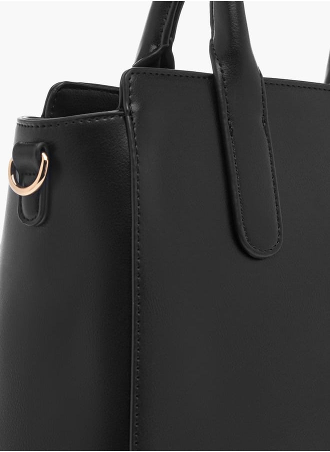 Celeste Animal Textured Tote Bag with Zip Closure and Handles  - Image 5