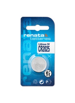 Renata 1-Piece Renata CR2025 Lithium 3V Battery 