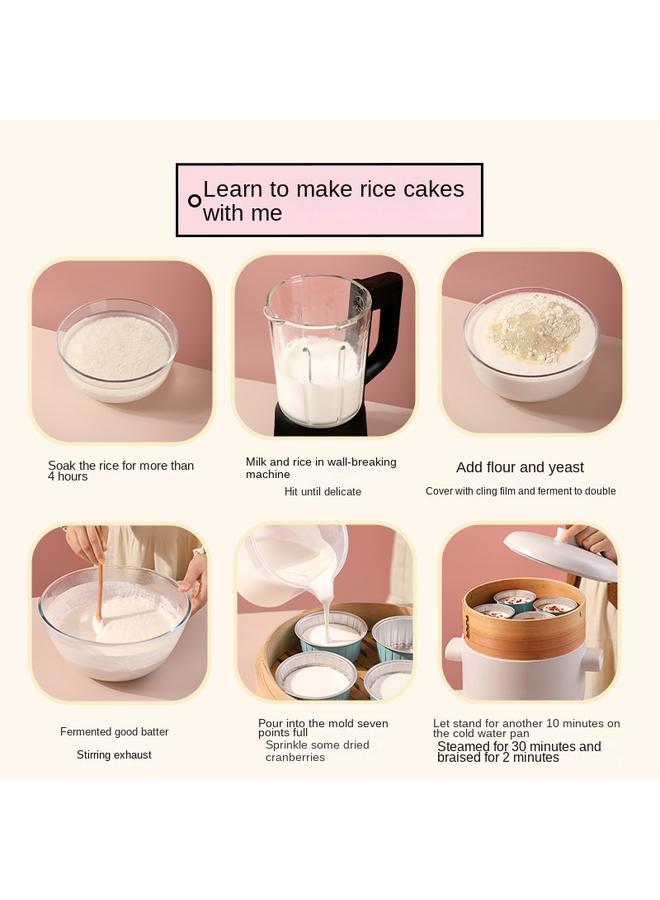 Bluejw Air Fryer Practical Tin Paper Cup Bowl Oven Baking Household High Temperature Resistant Egg Tart Pudding Small Cake Mold - Image 4