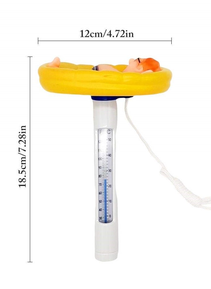 Zikra 1 Piece Swimming Pool Thermometer Hot Tub Aquarium Fish Pond - Image 2