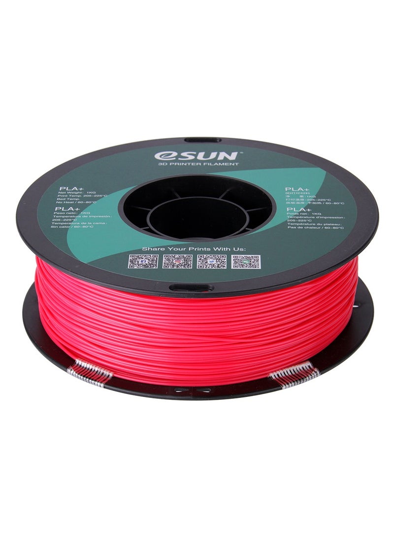Esun 3D Printer Filament PLA+ 1.75 mm Dimensional Accuracy +/- 0.05 mm 1 Kg (2.2 lbs) Spool 3D Printing Material for 3D Printers – Magenta - Image 3