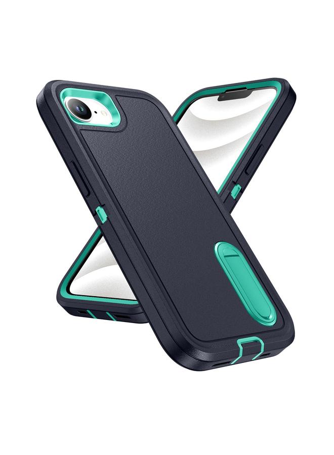 S-TOP Case For iPhone 16e Rugged PC + Silicone Phone Case with Holder - Image 2