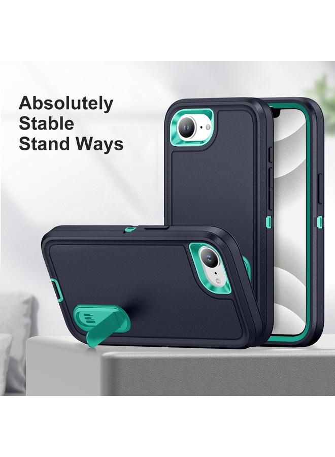 S-TOP Case For iPhone 16e Rugged PC + Silicone Phone Case with Holder - Image 5