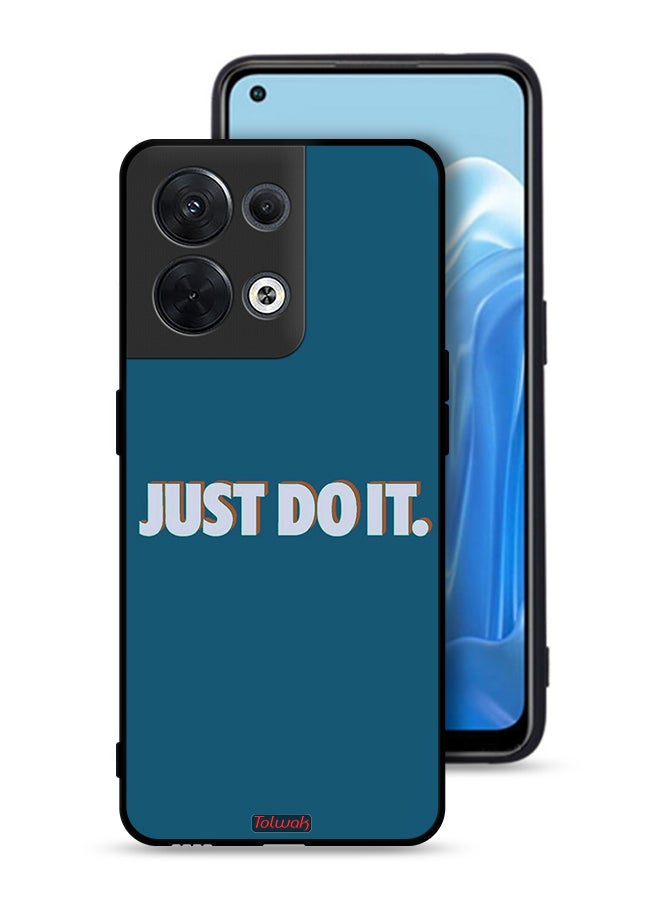 Tolwak Oppo Reno8 5G Protective Case Cover Just Do It - Image 1