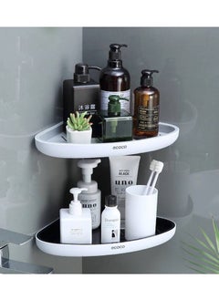 Generic Wall Mounted Shampoo Organizer Bathroom Corner Rack Multi-Purpose Soap Holder  - Image 2