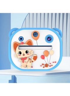 Generic Front And Rear Dual Camera 2400W HD Children's Digital Printer SLR Camera Instant Shooting And Printing-Body Color:Bear Powder  - Image 5