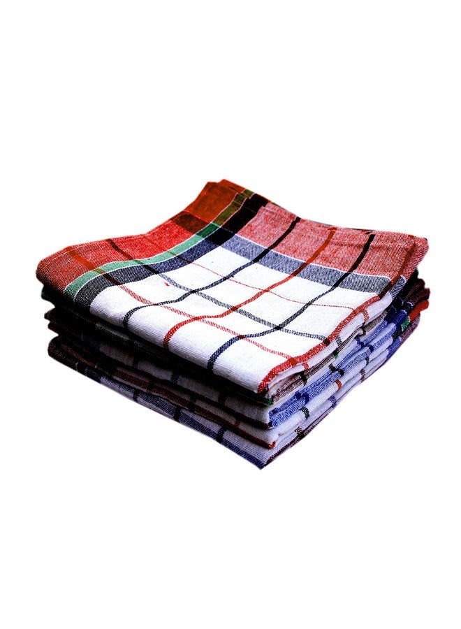 Space Fly, Highly Absorbent Big Size 20X20inch 100% Cotton Multipurpose Kitchen, Chapatis Napkin and Cleaning, Cloth, Duster, Kitchen Clothes for Roti, Kitchen Napkin Cloth Cotton (Set of 5 Pieces) - Image 2