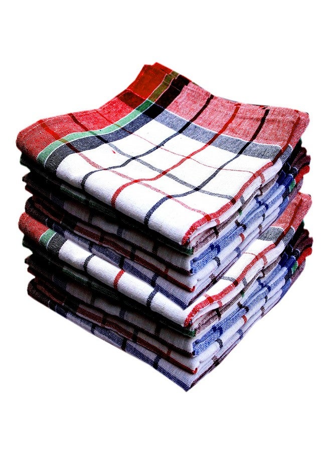 Space Fly, Highly Absorbent Big Size 20X20inch 100% Cotton Multipurpose Kitchen, Chapatis Napkin and Cleaning, Cloth, Duster, Kitchen Clothes for Roti, Kitchen Napkin Cloth Cotton (Set of 5 Pieces) - Image 1