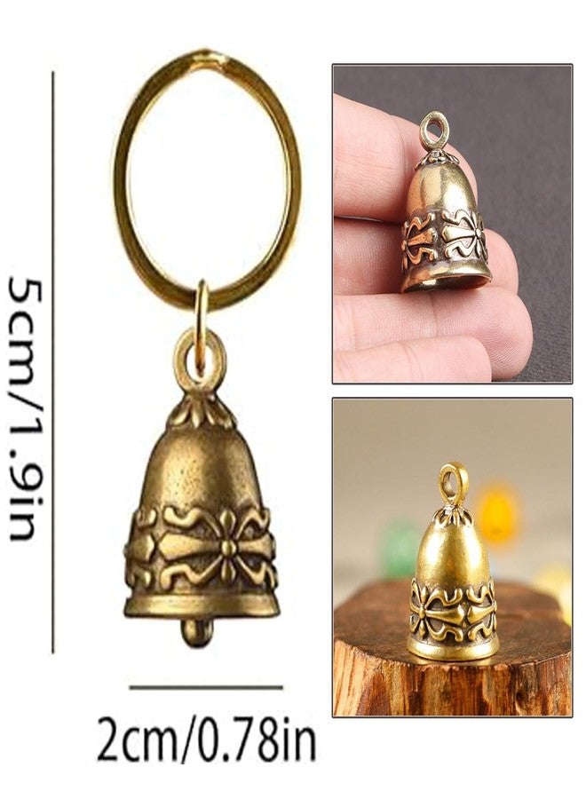KuuGuu 4 PCS Copper Collar Bells for Small Pets - Retro Craft Bells, 0.7 Inch, Not Bulk, DIY, Anti-Lost ID Tags - Image 2