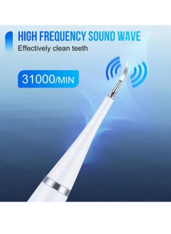 ABJ Rechargeable Dental Scaler Kit - 2 Electric Toothbrush & 1 Plaque Remover - Teeth Cleaning, Calculus Removal, Teeth Whitening Kit, Electric Teeth Cleaner, Oral Hygiene Set, Dental Instruments (White)  - Image 2