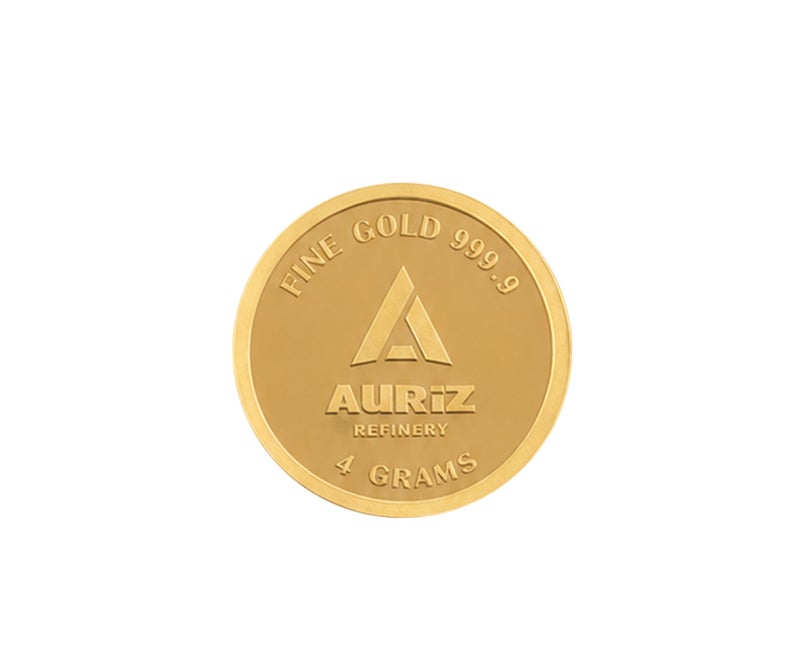 AURIZ MINTING Rizan Jewellery – Auriz Minting 4GRM 24K Pure Gold Coin  Burj Khalifa Design  999 Fine Gold - Image 4