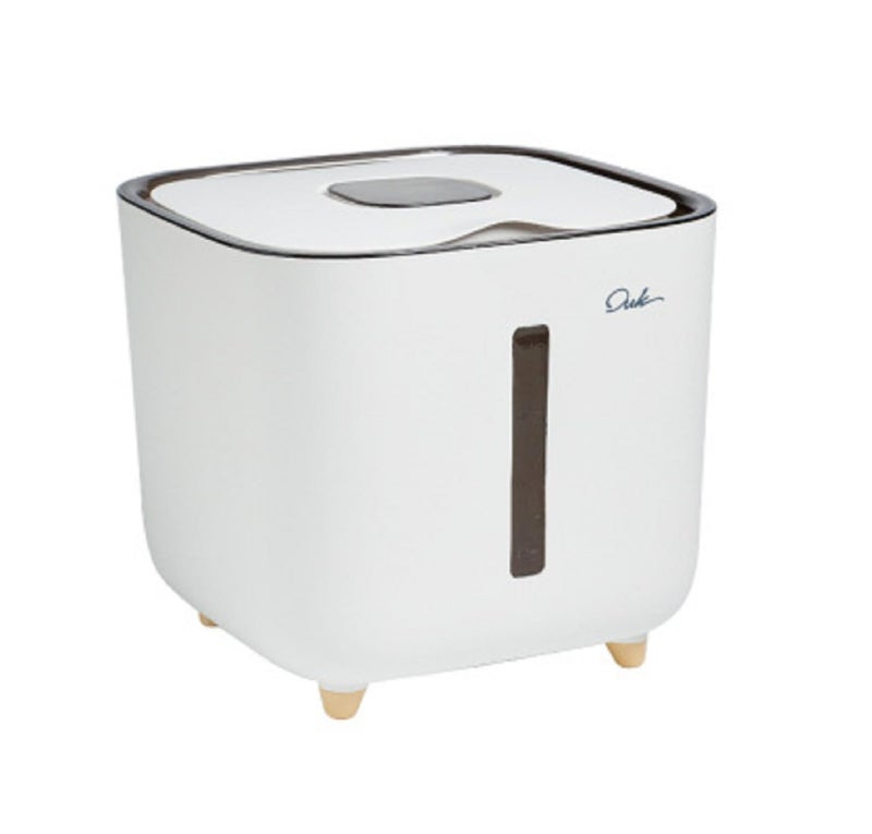 Jecrina 5 Kg Basic Rice Dispenser Kitchen Food Grain Storage Container Airtight Rice Bucket Multi-Functional Containers Moisture-proof Insect Proof - Image 1