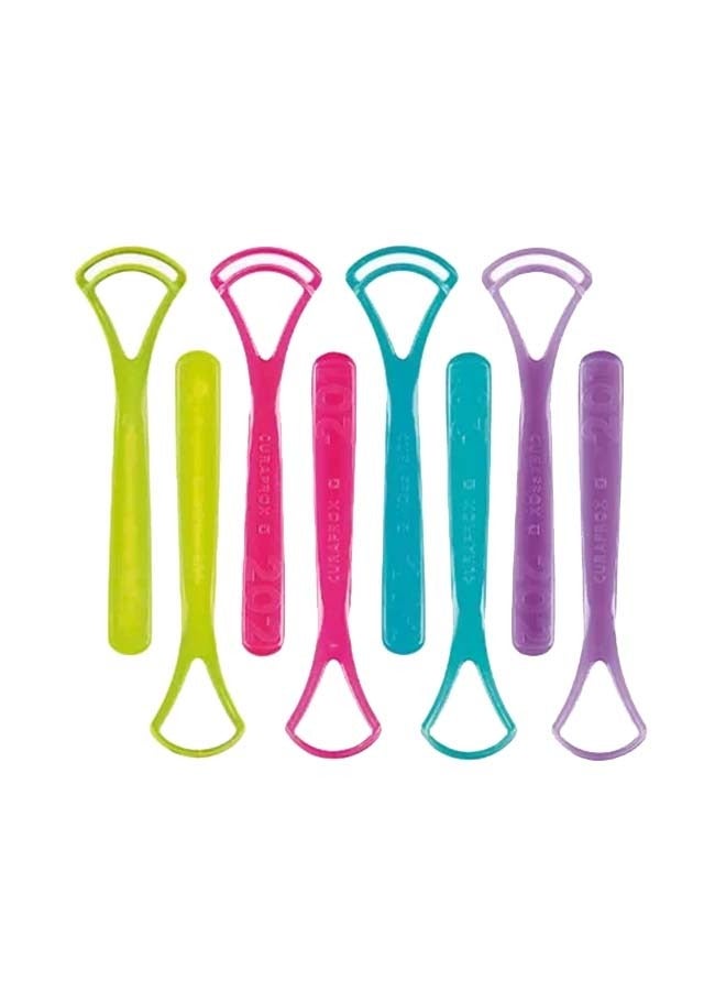 CURAPROX Tongue Scraper  (Double-sided tongue scraper cleaner to remove bacteria and fight bad breath) Multicolor - Image 5