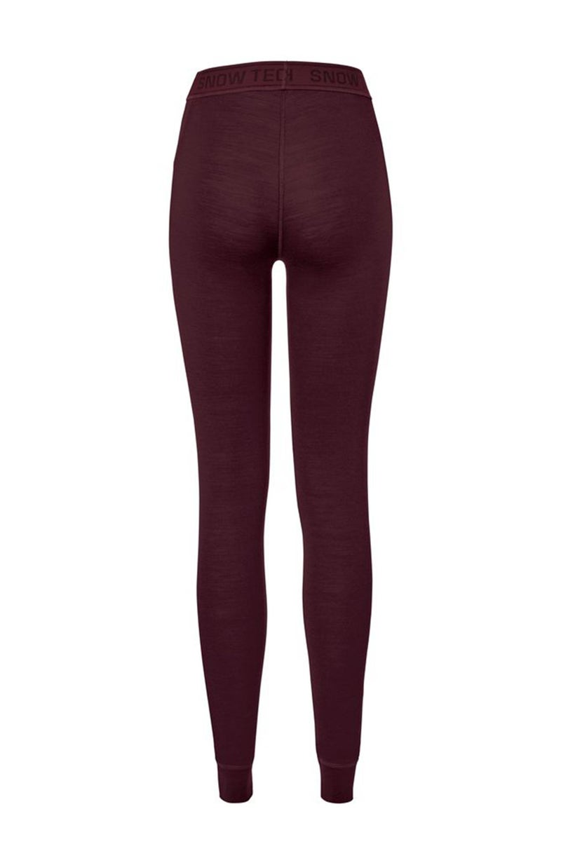 Tchibo Women Full Length Plain Legging, Maroon - Image 3