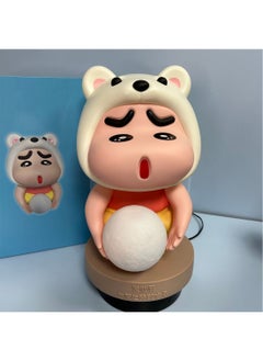 Cute Anime Doll GK Large Moon Shin-Chan Model Cartoon Moon Shin-Chan Model Luminous Model Ornaments 42Cm